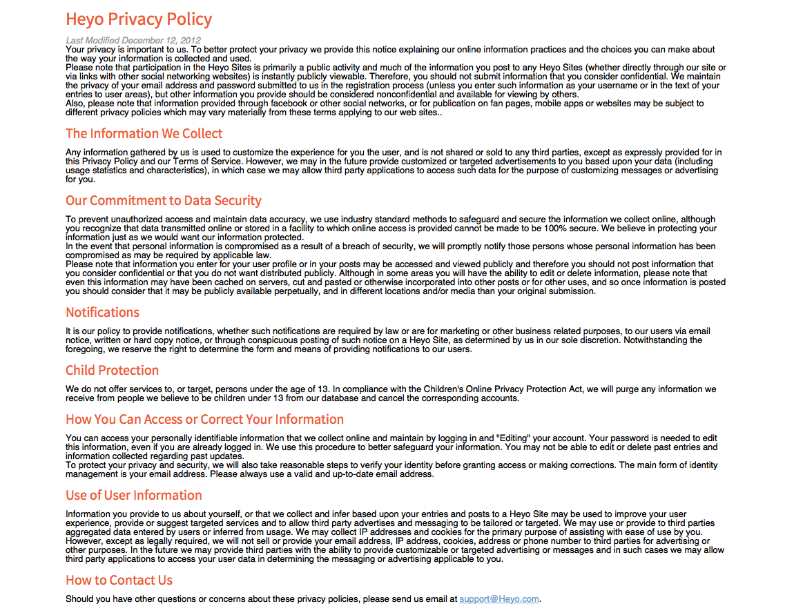 2023 Privacy Policy Template Generator